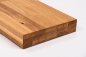 Preview: Stair tread Solid Oak Hardwood , Rustic grade, kgz 60 mm, hard wax oil nature