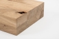 Mobile Preview: Glued laminated beam Squared timber Wild oak 80x240 mm untreated