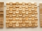 Preview: Wall panels: Ligat Oak roundwood 3D