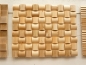 Preview: Wall panels: Ligat Oak Birch Alder roundwood 3D
