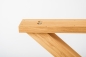 Mobile Preview: Solid Hardwood Oak Premium set of table legs X big natural oiled