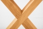 Preview: Solid Hardwood Oak Premium set of table legs X small natural oiled