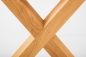 Preview: Solid Hardwood Oak Premium set of table legs X small laquered