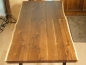 Preview: Solid Smoked Oak Worktop 40 mm Rustic grade, with two wooden edges nature oiled