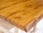 Preview: Eiche Rustikal mit 2 Baumkanten 40 mm Naturgeölt Arbeitsplatte Massivholzplatte