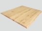 Preview: Platform solid wood top rustic oak with natural unedged long edges 40 mm untreated - Copy