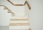 Preview: Stair tread Oak Hardwood with untrimmed front edge, 40 mm, Rustic grade, raw, unfinished
