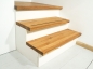 Preview: Stair tread Wild oak 40mm oiled with anti-slip rubber lip step