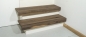 Preview: Stair tread Smoked oak DL 20mm brushed hard wax oil natural white step riser