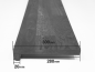 Preview: Stair tread Anti-slip Oak Wild Oak DL solid 20mm oiled with rubber lip