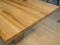 Preview: Solid Ash Worktop 40 mm Rustic grade, natural oiled