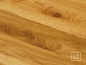 Preview: Treppenstufe Eiche Rustikal mit eine Baumkante 40mm Naturgeölt
