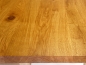 Preview: Massivholzplatte Arbeitsplatte Tischplatte Eiche Wildeiche 40x450x700 mm, durchgehende Lamellen DL, naturgeölt, mit zwei Baumkanten