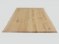 Preview: Platform solid wood top rustic oak with natural unedged long edges 40 mm untreated - Copy