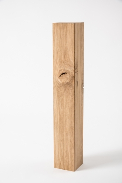 Glued laminated beam Squared timber Wild oak 120x120 mm brushed untreated