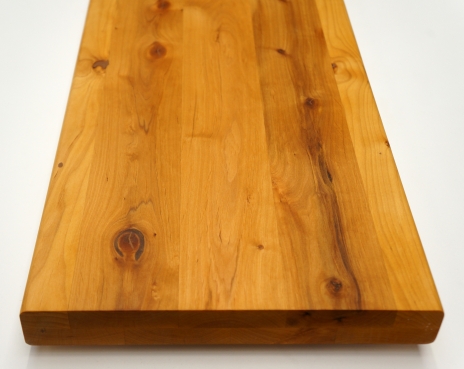 Stair tread Solid Alder Hardwood , Rustic grade, 40 mm, Natural oiled