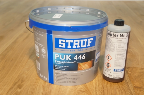 STAUF PUK-446 Harter 2-Komponenten-Polyurethan Parkettklebstoff 8kg