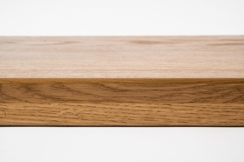 Window sill Solid Oak with overhang, 20 mm, prime grade, bronze oiled