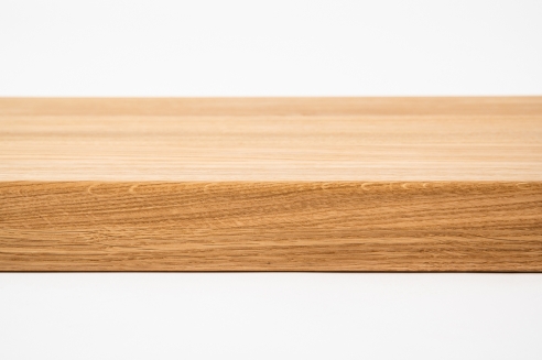 Appui de fenêtre Chêne Classe Première A/B 26 mm, lamelles entières, cire dure à l'huile Nature