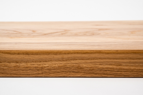 Window sill Solid Oak with overhang, Prime-Nature grade, 20 mm, laquered