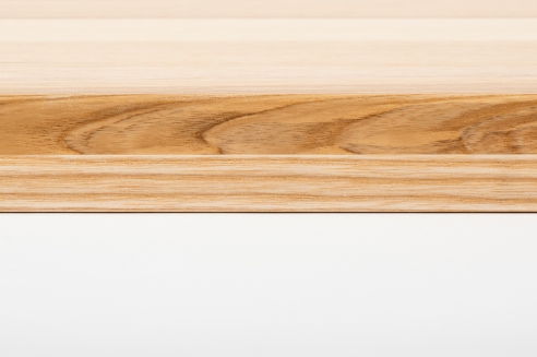 Window sill Solid Ash with overhang 20 mm Prime-Nature grade laquered