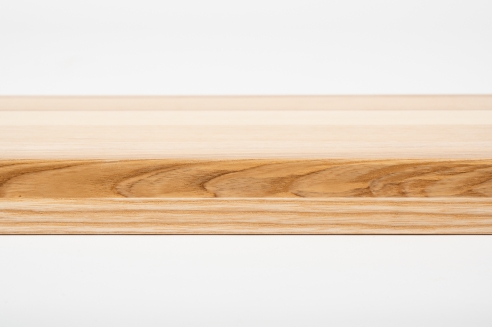 Window sill Solid Ash with overhang 20 mm Prime-Nature grade laquered