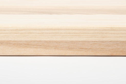 Window sill Solid Ash with overhang 20 mm Prime-Nature grade white oiled