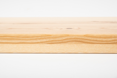 Window sill Solid Ash Hardwood with overhang Rustic grade 20 mm laquered