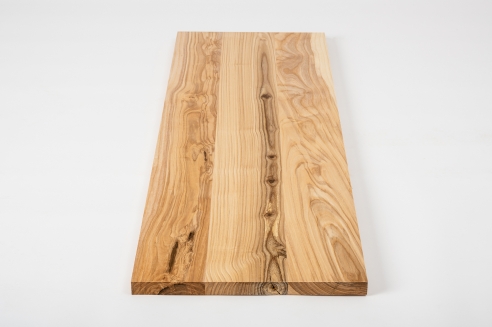 Wall Shelf Solid Ash Hardwood Rustic grade, 20 mm hard wax oil nature