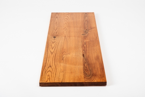 Wall Shelf Solid Ash Hardwood  Rustic grade, 20 mm cherry oiled