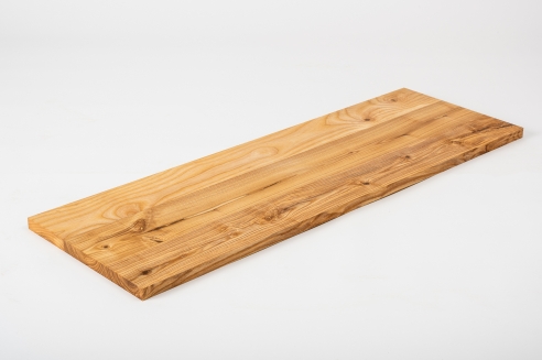 Wall shelf Solid Ash Hardwood Rustic grade, 20 mm natural oiled