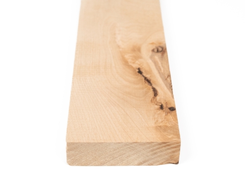 Lamellen Berken Rustiek Massief 24x80 mm, 2,1-2,5 m, Knutselhout Stroken