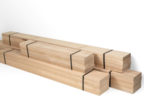 Houten lamel Essen A/B 24x100mm 40-200cm Plint Lijstwerk Onderconstructie