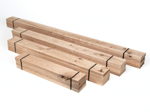 Houten lamel Essen Rustiek 24x100mm 40-200cm Plint Lijstwerk Onderconstructie