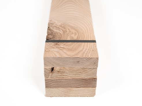 Houten lamel Essen Rustiek 24x100mm 40-200cm Plint Lijstwerk Onderconstructie