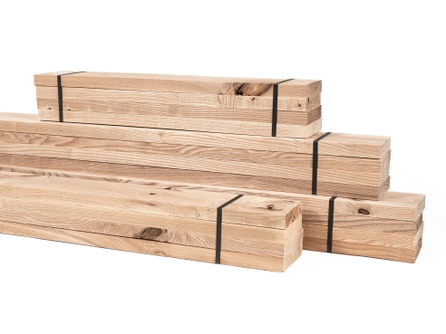 Houten lamel Essen Rustiek 24x100mm 40-200cm Plint Lijstwerk Onderconstructie