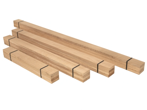 Massief Eikenhout Lamellen 18×74 mm Select Natur 40 tot 200 cm Knutselstroken / Doe-het-zelf Hout