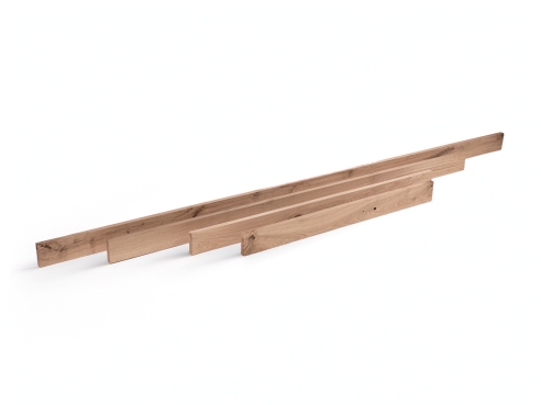 Lamelles en chêne rustique 18×74 mm longueurs 2,1-2,5 m, Bois de bricolage DIY