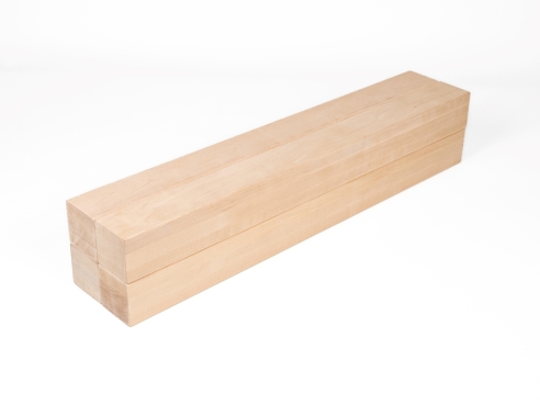 Glulam birch beam A/B 70x70 mm untreated, square timber, solid wood