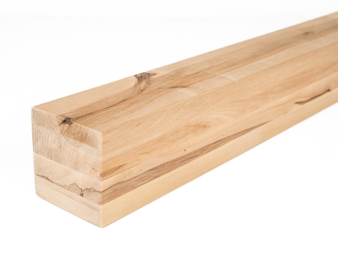 Glulam birch beam Rustic 100x100 mm untreated, square timber, solid wood