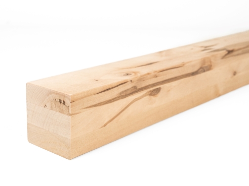 Glulam birch beam Rustic 70x70 mm untreated, square timber, solid wood