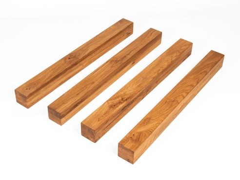 Glulam oak beam Rustic 70x70 mm natural oiled, square timber, solid wood