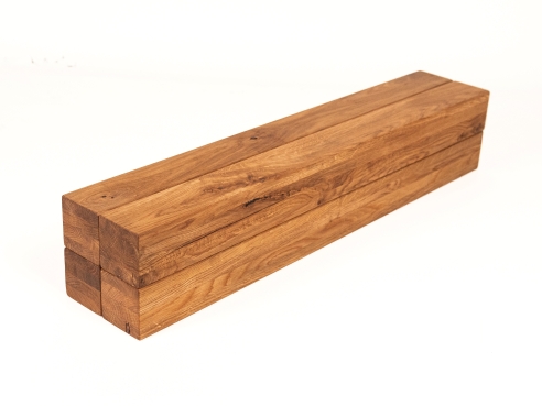 Glulam oak beam Rustic 70x70 mm natural oiled, square timber, solid wood