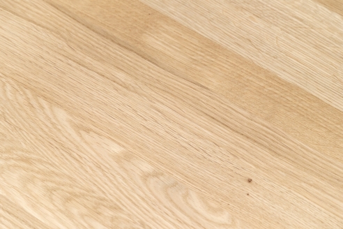 Massivholzplatte Leimholzplatte Eiche A/B Select Natur 40x650x1000-2000 mm 2-fach verleimt, durchgehende Lamele DL, ohne Äste