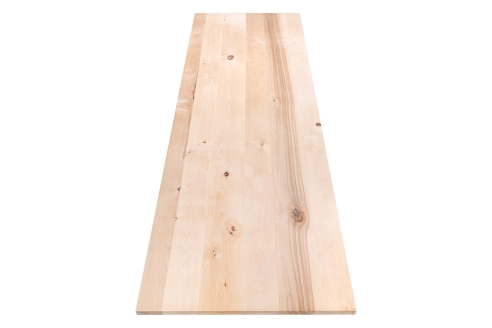 Verlijmd Paneel Berken Rustiek 20 mm DL doorlopend vallende latten, DIY aanpasbaar, Werkblad, Tafelblad timmerplaten