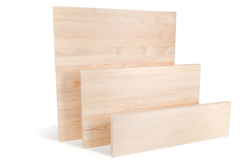 Solid wood edge glued panel Pine A/B 40 mm, full lamella, customized DIY