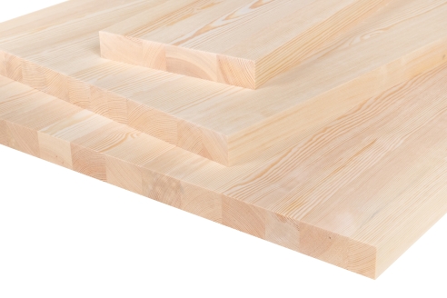 Solid wood edge glued panel Pine A/B 40 mm, full lamella, customized DIY