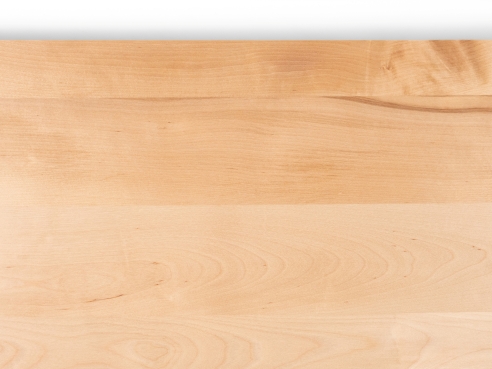 Marche d'escalier Bouleau massif Classe Première bois dur avec surplomb, 20 mm, laqué