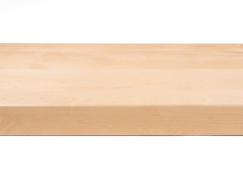 Marche d'escalier Bouleau massif Classe Première bois dur avec surplomb, 20 mm, laqué