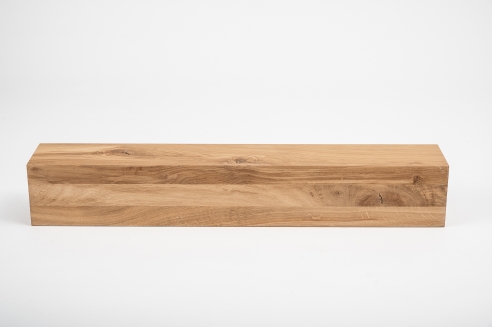 Glued Laminated beam Squared Timber Wild Oak 80x80 mm Hard Wax Oil Natural White